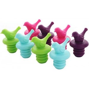 Little Bird Silicone Wine Bottle Stopper...