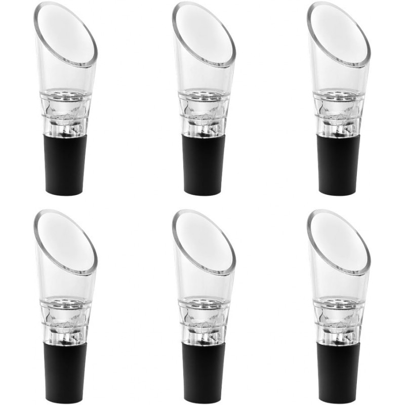6 Pack Wine Pourer by QLL White