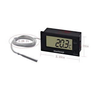 Digital Oven Thermometer Heat Resistant up to 572°F/300°C, LCD