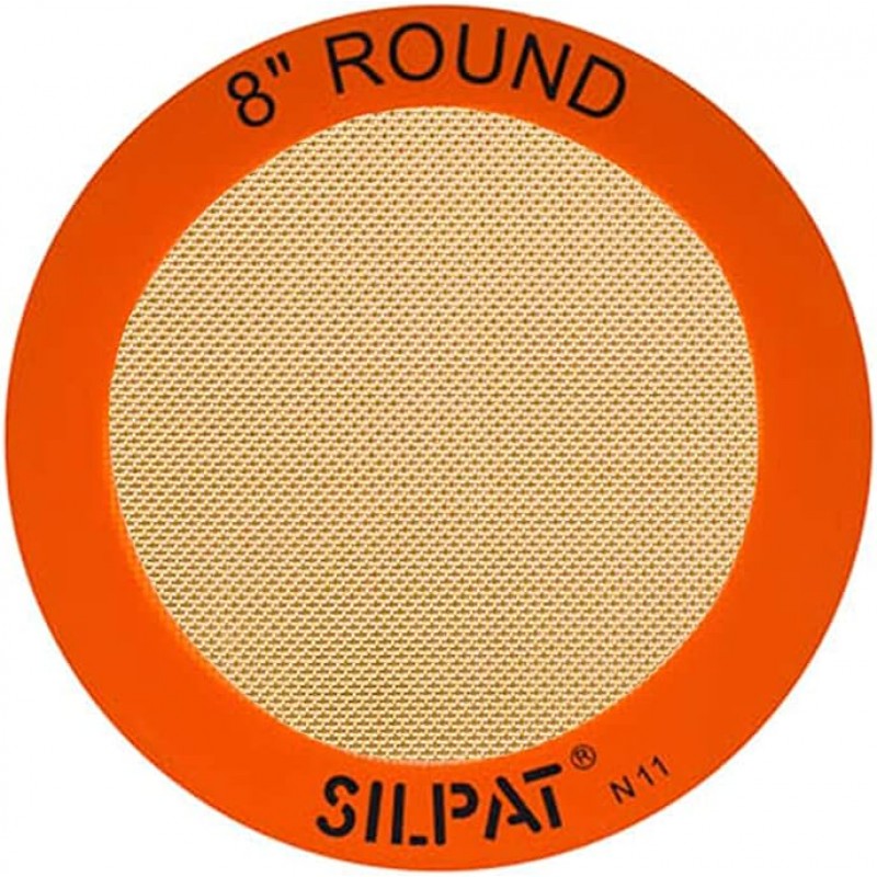 Silpat The Original Round Cake Liner Non-Stick Silicone Baking Mat, 8