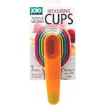 Joie Measuring Cups Set, Plastic, Assorted Colors, Baking, Cooking, Measure, Cakes, Cookies, Pies, 5 pc