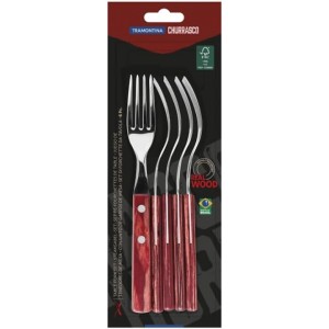 Tramontina 29899/156 Art.no. 29899/156 6 Pieces Forks Set, Stainless Steel, Multi Colour