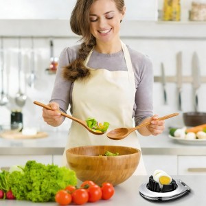 3 in 1 Egg Slicer, Egg Cutter Egg dicer for Boiled Eggs -Stainless Steel Wire with 3 Slicing Styles