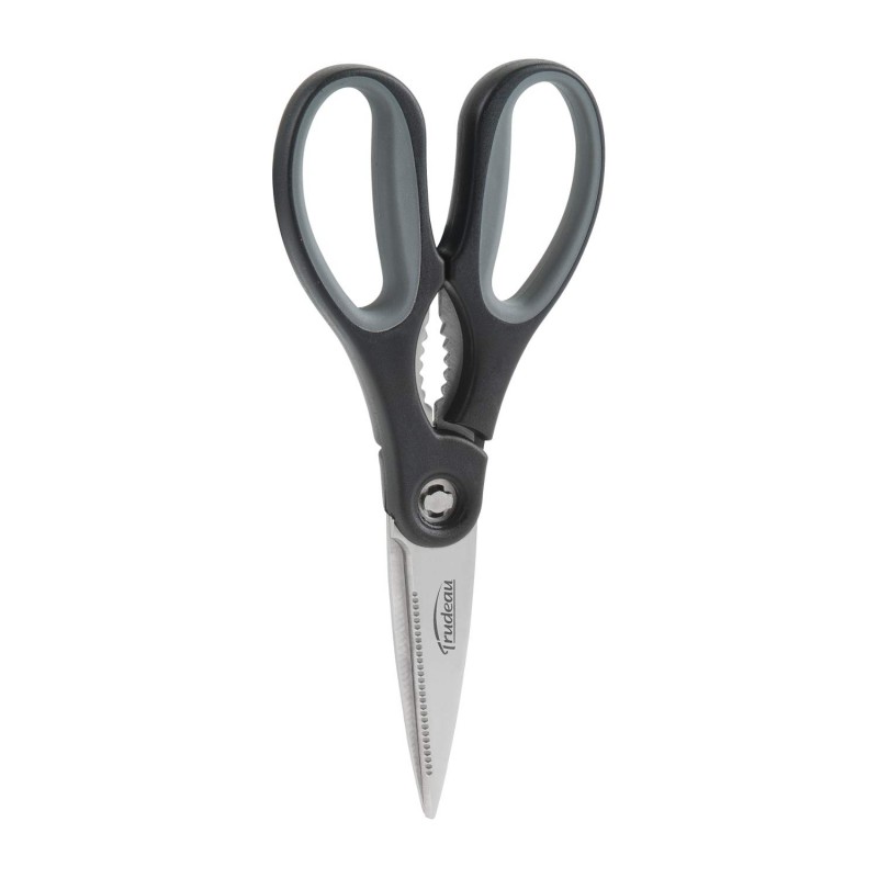 Trudeau Stainless Steel Detachable Kitchen Shears, Black