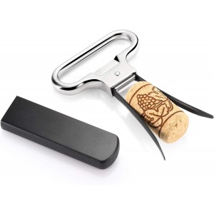 Ah-So Wine Opener Corkscrew Wine Bottle Opener Two-Prong Cork Puller