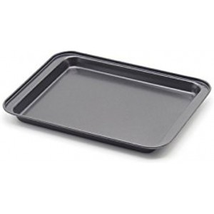 Little Small Baking Sheets Nonstick Set of 2 (9.5inch X 7.1inch) - SS&CC 8 Inch Nonstick Baking Toaster Oven Tray Cookie Sheets, 1 or 2 Person Household
