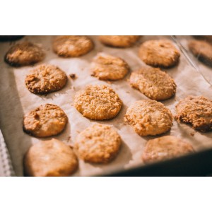Little Small Baking Sheets Nonstick Set of 2 (9.5inch X 7.1inch) - SS&CC 8 Inch Nonstick Baking Toaster Oven Tray Cookie Sheets, 1 or 2 Person Household