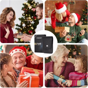 Nail Clipper Set, Ultra Sharp Black Stainless Steel Fingernail & Toenails Clipper and Nail File with Leather Travel Case,Great Christmas Gift,Stocking Stuffers for Men and Women