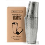 A Bar Above Professional Boston Shakers Set 18 oz Weighted and Unweighted Stainless Steel Cocktail Shaker Set for Bartenders, Premium 304 Steel Bar Shaker, Essential Bartending Tools for Mixing Drinks