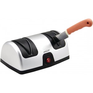 Brentwood TS-1001 2-Stage Electric Knife Sharpener, 9.80in. x 7.20in. x 4.80in.