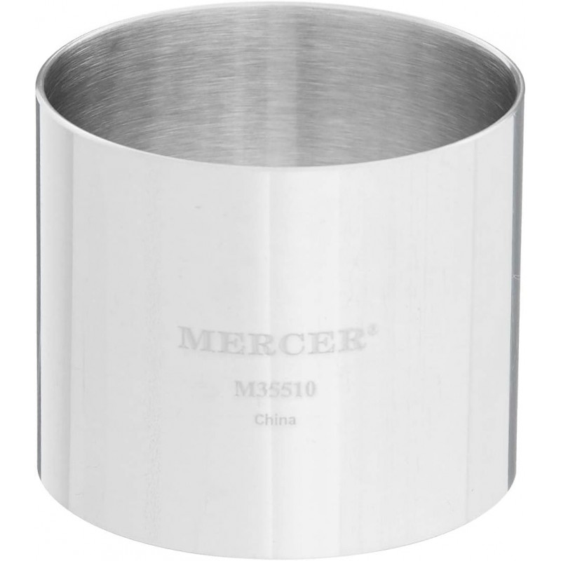 Mercer Culinary Steel Ring Mold Chef, 2 Inch x 1.75 Inch, Stainless