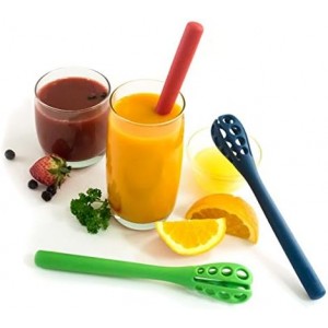 Norpro Heat-Resistant Aerating Whistix Whisk Stick (Red)