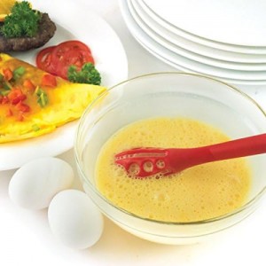 Norpro Heat-Resistant Aerating Whistix Whisk Stick (Red)