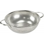 Chef Craft Select Microperforated Colander, 1.5 quart, Stainless Steel