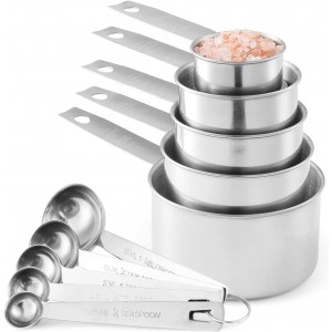 Stainless Steel Measuring Cups And Measu...