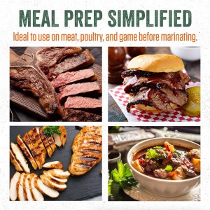 LEM Products Hand Held Tenderizer with 48 Blades, Stainless Steel and Plastic, Green