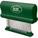 LEM Products Hand Held Tenderizer with 48 Blades, Stainless Steel and Plastic, Green