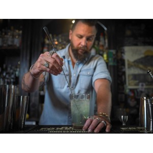 Barfly Teardrop Bar Spoon, End 11 13/16