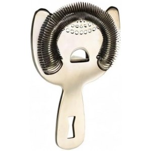 Barfly Heavy Duty Spring Bar Strainer, Stainless Steel