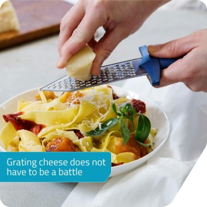PELEG DESIGN Handheld Cheese Grater | Mini Cheese Grater Durable Rust-Proof Metal Sword-Shaped, For Cheese, Chocolate, Spices and More, Cute Kitchen Gift & Funny Kitchen Gadget (Gratiator)