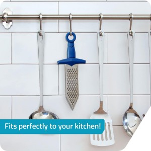 PELEG DESIGN Handheld Cheese Grater | Mini Cheese Grater Durable Rust-Proof Metal Sword-Shaped, For Cheese, Chocolate, Spices and More, Cute Kitchen Gift & Funny Kitchen Gadget (Gratiator)