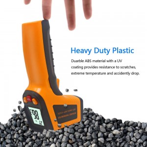 Ketotek Digital Infrared Thermometer Temperature Gun -58°F to 1112 °F(-50°C to 600°C) Handheld Non Contact IR Laser Thermometer KT600Y for Cooking Meat Refrigerator Pool Pizza Oven BBQ Food