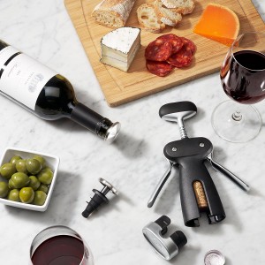 OXO SteeL Winged Corkscrew with Removable Foil Cutter