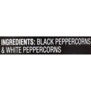 McCormick Premium Black & White Peppercorn Adjustable Grinder, 1.26 oz