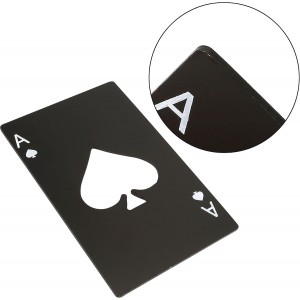 Card Bottle Opener, Yoption 10 Pcs Stainless Steel Credit Card Size Beer Bottle Can Cap Opener for Wallet Pocket Wedding Party Groomsmen Birthday Gifts