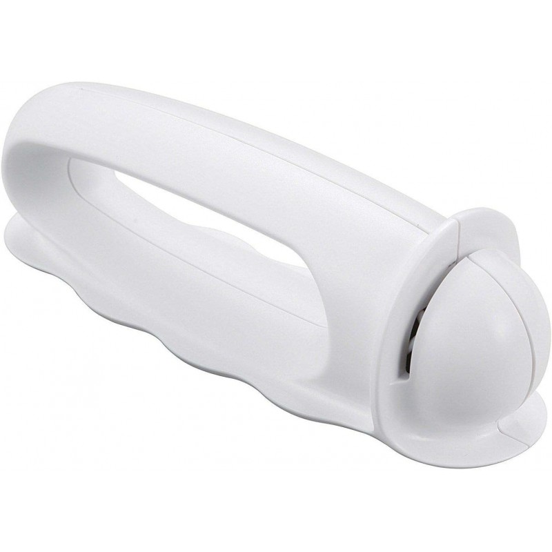 Kai Serrated Knife Pull Sharpening System, Kitchen Knife Sharpener for Serrated and Reversed Scallop Blades, Sharpener for Professional and Home Chefs