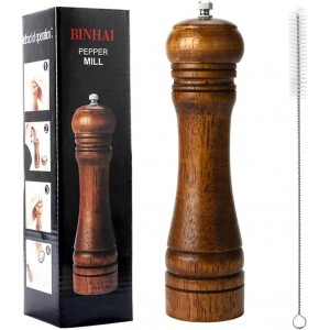 Wooden Pepper Mill Pepper Grinder Kit Ma...