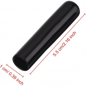 EBOOT 48 Pack Black Rubber Pourer Cap Liquor Bottle Pourer Cover Dispenser Spout Dust Covers