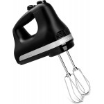KitchenAid 5 Ultra Power Speed Hand Mixer - KHM512, Matte Black