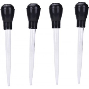4 Pcs 11-Inch Turkey Baster with Rubber ...