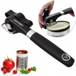 PAKITNER- Safe Cut Can Opener, Smooth Edge Can Opener - Handheld Easy Turn Knob, Manual Can Opener, Ergonomic Smooth Edge, Food Grade Stainless Steel Cutting Tool for Kitchen & Restaurant