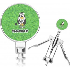 Personalized Cow Golfer Corkscrew