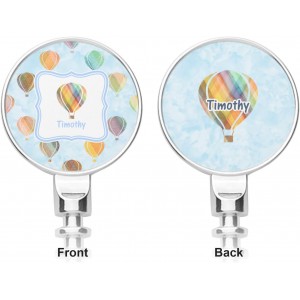 Personalized Watercolor Hot Air Balloons Corkscrew