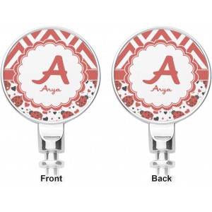Personalized Ladybugs & Chevron Corkscrew