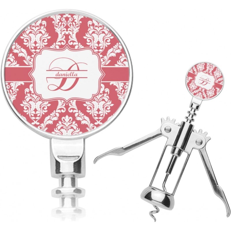 Personalized Damask Corkscrew