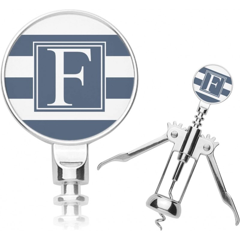 Personalized Horizontal Stripe Corkscrew