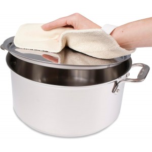 RITZ Food Service CLPG1-2E Terry Hot Pad Pot Holder with Steam Barrier,Commercial Product, 8