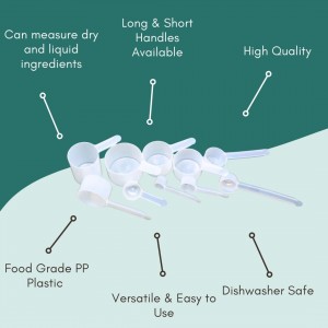 3 Tablespoon (1.5 Oz. | 43 mL) Long Handle Plastic Measuring Scoop for Coffee, Protein Powder, Pet Food, Spices, Grains, Dry Goods – Food-Grade BPA-Free (Pack of 1)