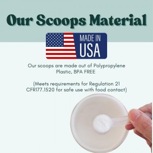 3 Tablespoon (1.5 Oz. | 43 mL) Long Handle Plastic Measuring Scoop for Coffee, Protein Powder, Pet Food, Spices, Grains, Dry Goods – Food-Grade BPA-Free (Pack of 1)