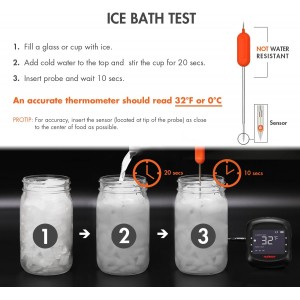 Tenergy Solis Digital Meat Thermometer, APP Controlled Wireless Bluetooth Smart BBQ Thermometer w/ 6 Stainless Steel Probes & Carrying Case, Cooking Thermometer for Grill & Smoker