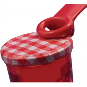 Brix JarKey Original Easy Jar Key Opener, 2-Pack, Red