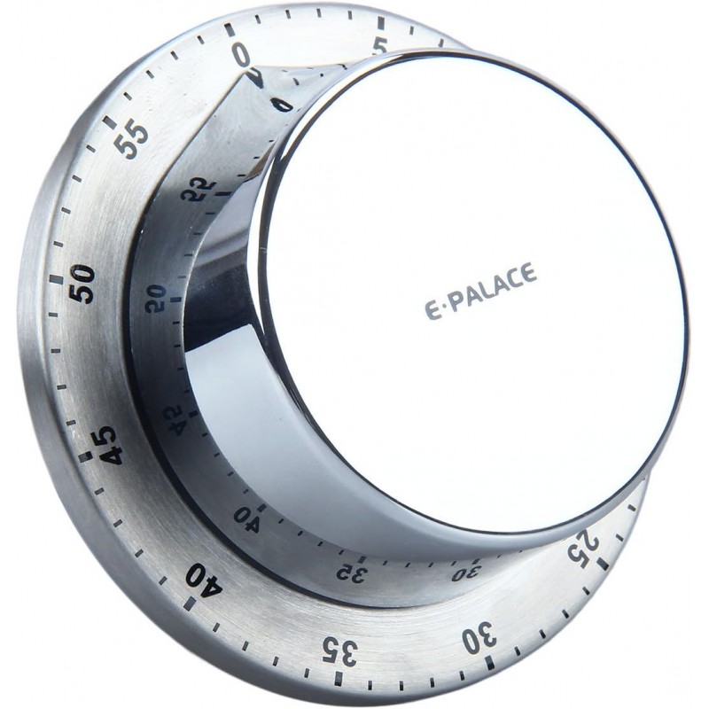 Kitchen Timer, 60 Minute Timer,Magnetic Loud Alarm,Mechanical Stainless Steel Cooking Timer (1pack)