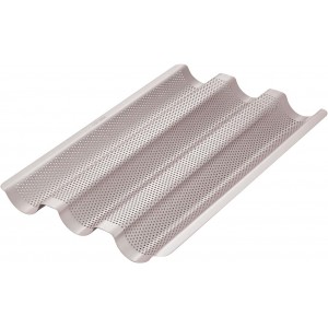 CHEFMADE Perforated Baguette Pan, 15-Inc...