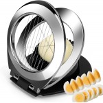 Egg Slicer, BIBURY Egg Slicer for Hard Boiled Eggs, Heavy Duty Egg Cutter for Egg Strawberry Mushroom Soft Fruit, Stainless Steel Wire with 3 Slicing Styles, Easy to Clean