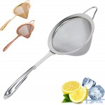 A Bar Above Stainless Steel Fine Mesh Cocktail Strainer, 304 Conical Sieve with Ergonomic Handle, Rustproof Bartender Tool for Double-Straining Tea, Coffee, Kombucha, and Culinary Prep