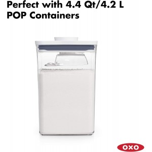 OXO Good Grips POP Container 1/2 Cup Scoop, Clear